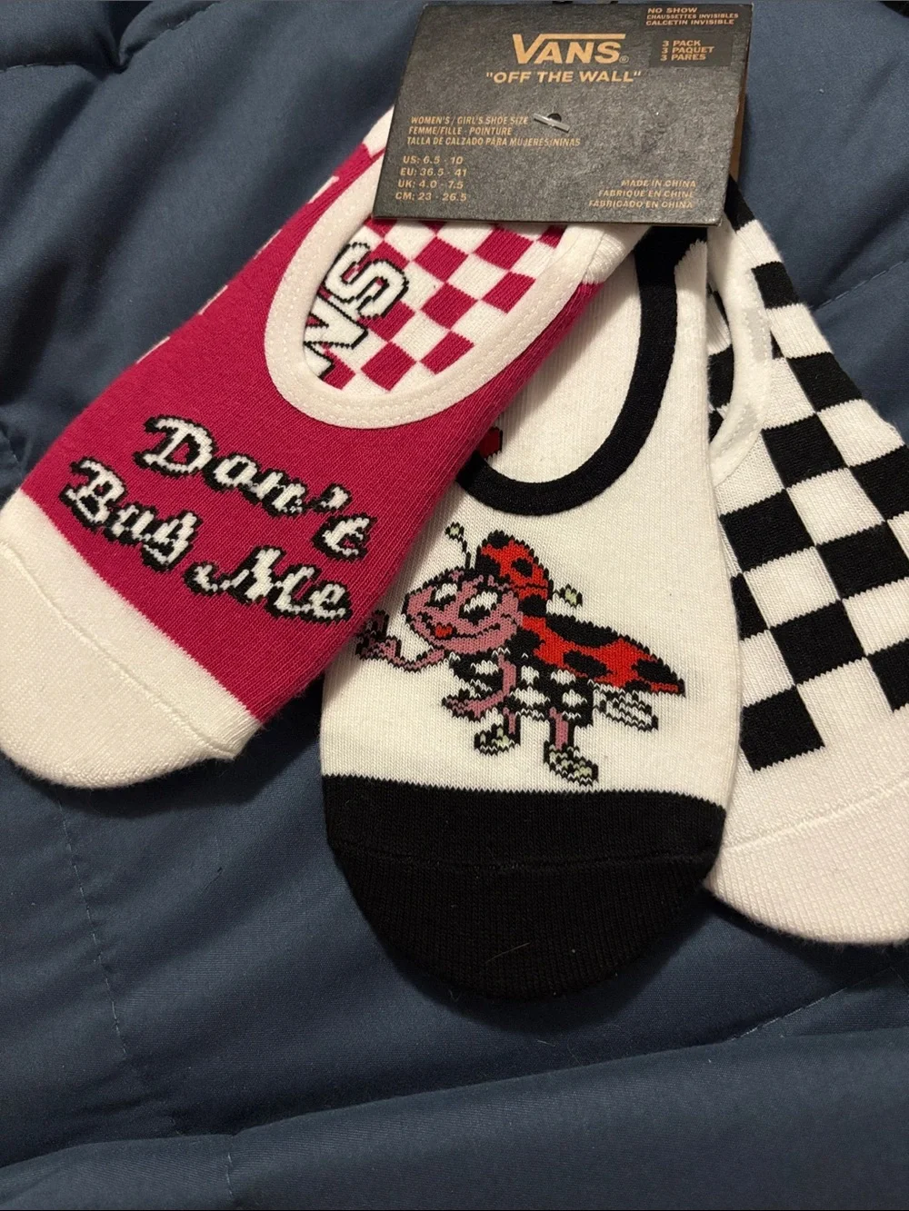 Vans girls  , women’s , teens no show socks